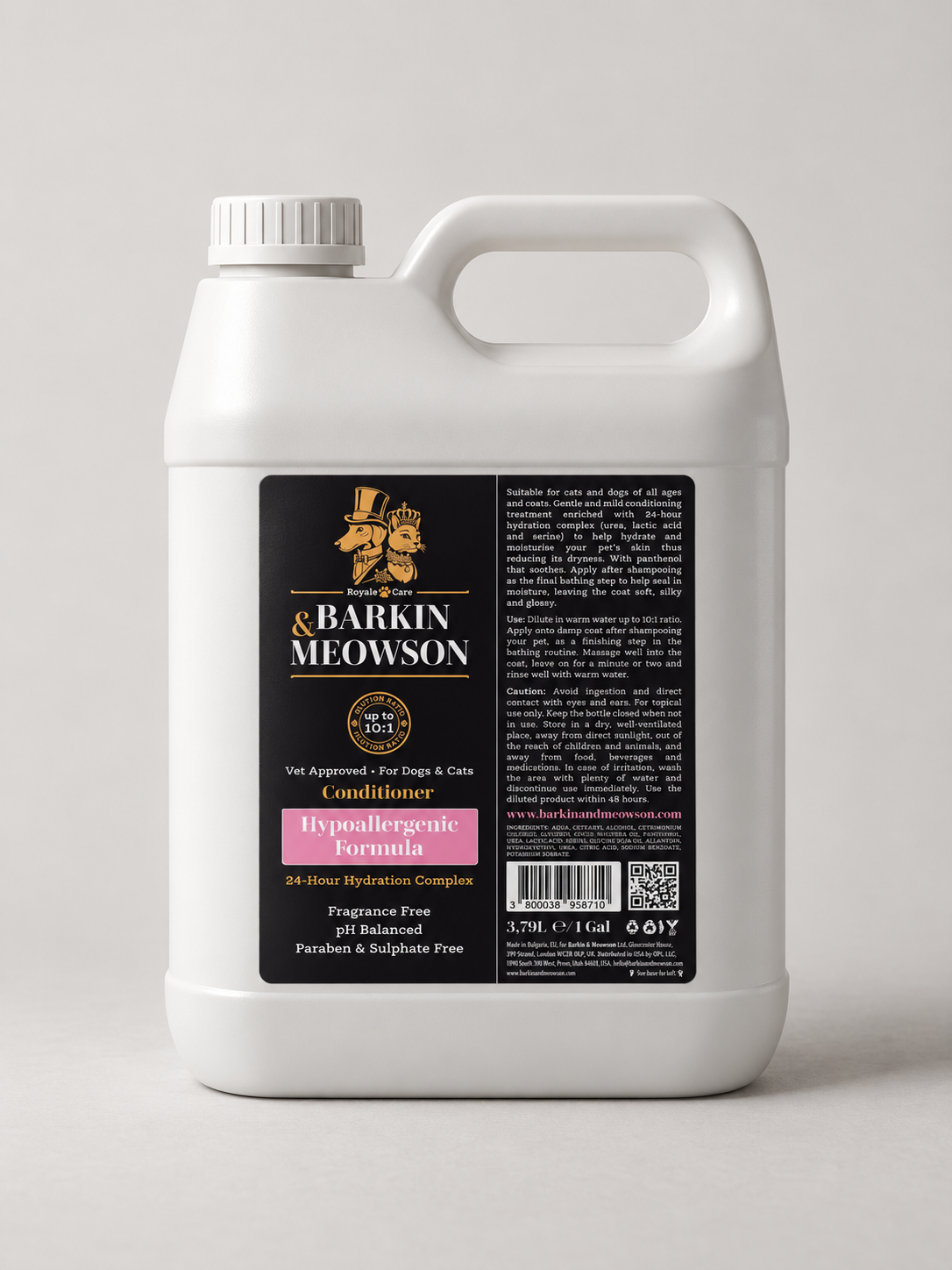 Hypoallergenic Conditioner for Sensitive Skin (10:1)